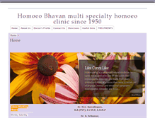 Tablet Screenshot of homoeobhavan.com